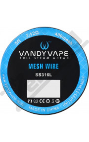 Сетка стальная Vandy Vape SS316L Mesh wire 400 1.5м