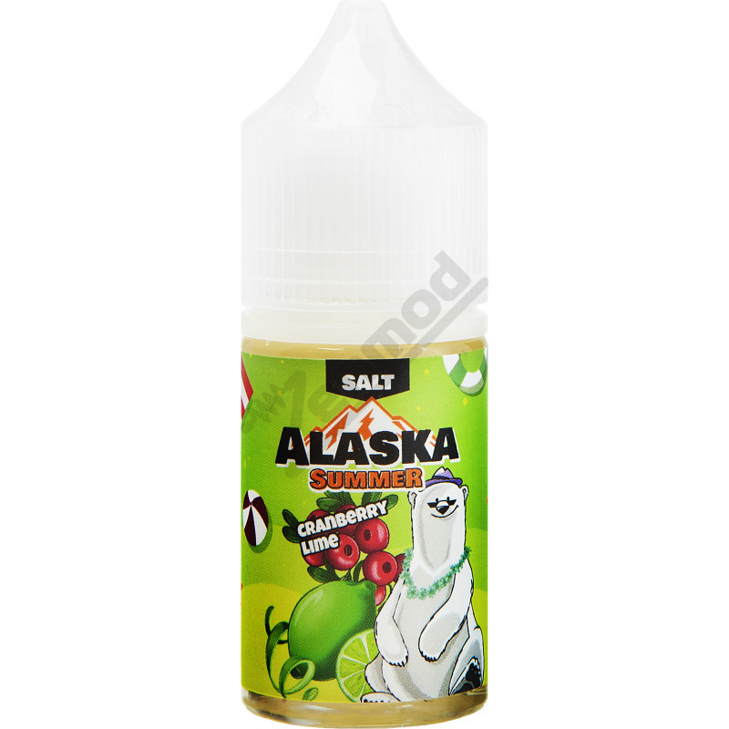 Фото и внешний вид — ALASKA Summer SALT - Cranberry Lime 30мл