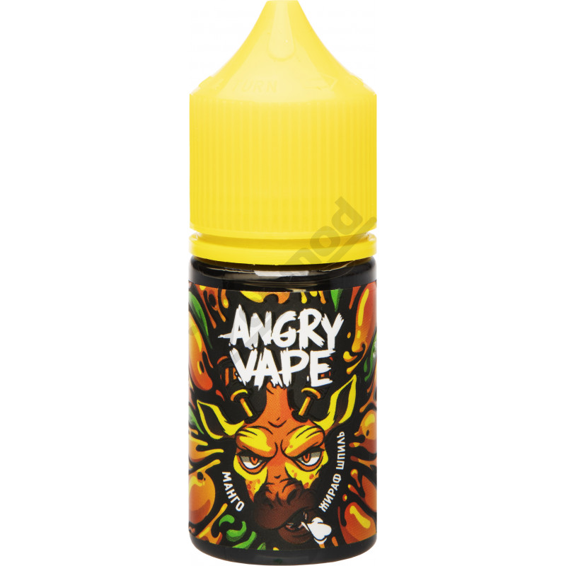 Фото и внешний вид — Angry Vape SALT - Жираф Шпиль 30мл