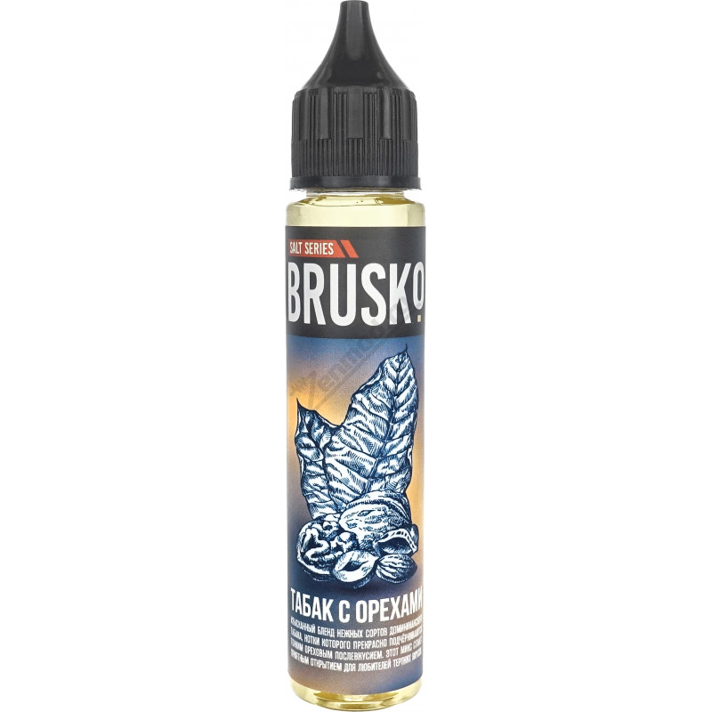 Фото и внешний вид — Brusko SALT - Табак с орехами 30мл