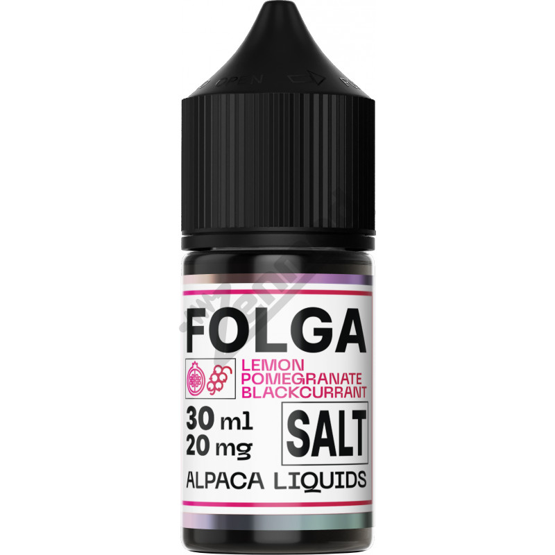 Фото и внешний вид — Folga Ice Kiss SALT - Pomegranate Blackcurrant Lemon 30мл