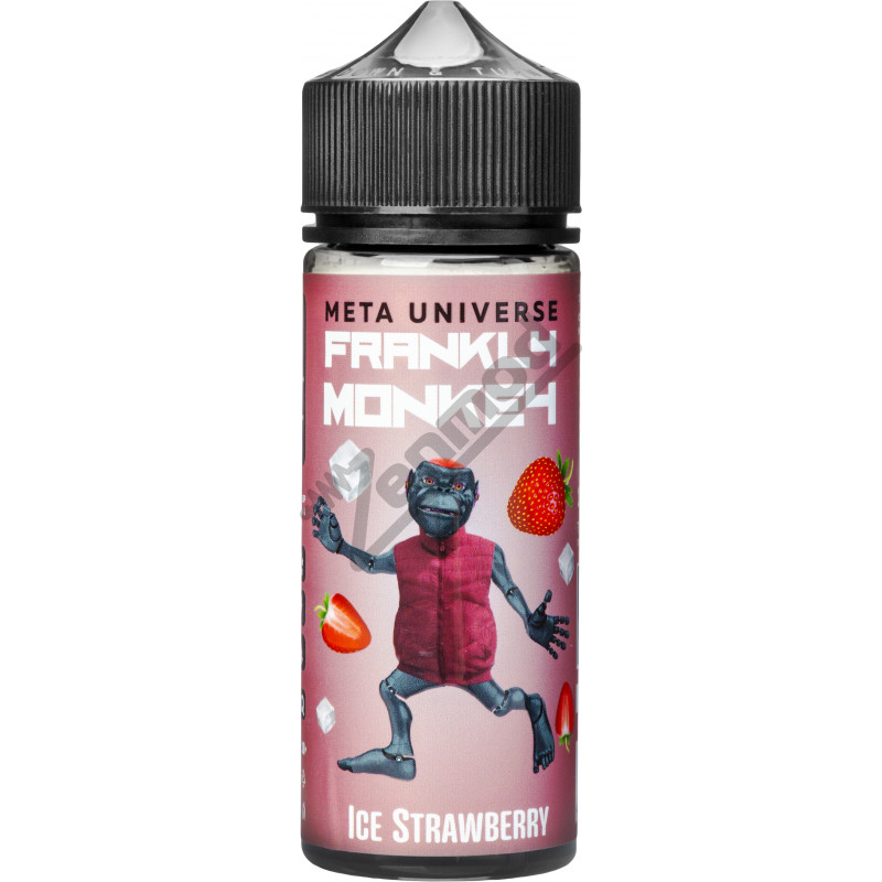 Фото и внешний вид — Frankly Monkey Meta - Ice Strawberry 120мл