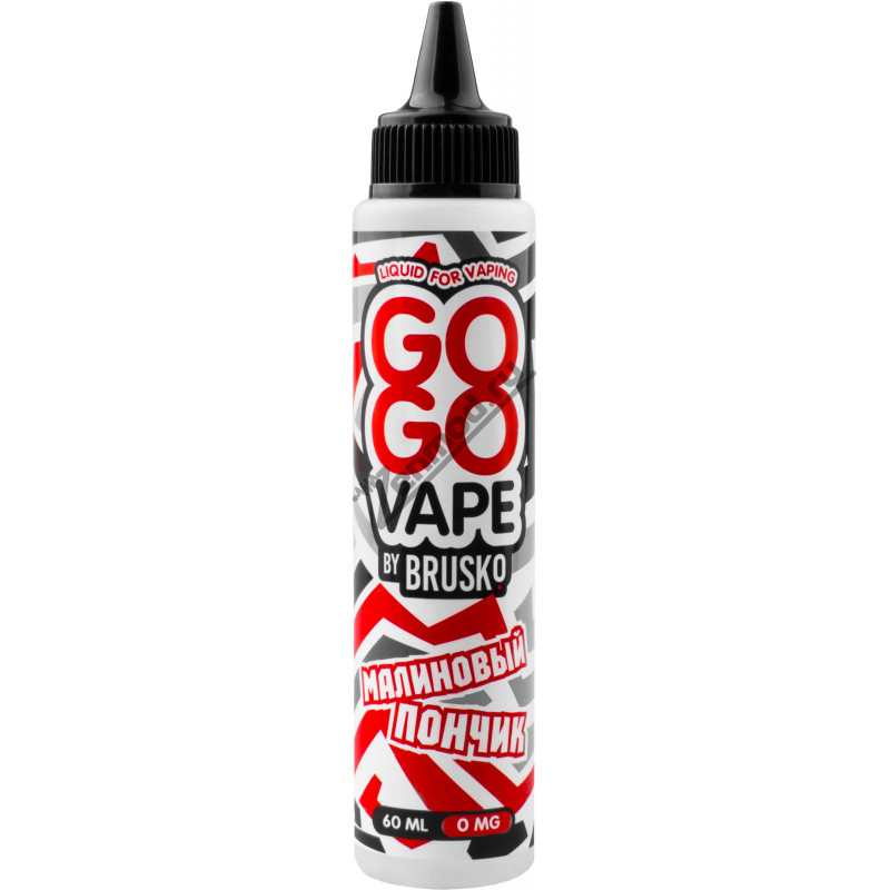 Фото и внешний вид — GoGo Vape - Малиновый пончик 60мл