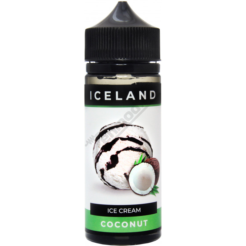 Фото и внешний вид — ICELAND - Coconut 120мл