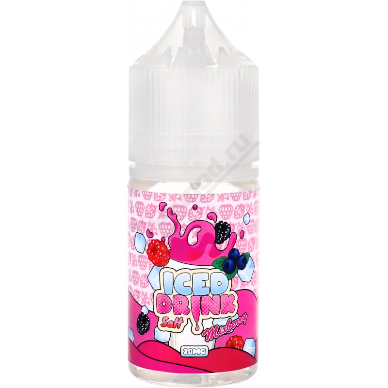 Фото и внешний вид — Iced Drink SALT - Mixberry 30мл