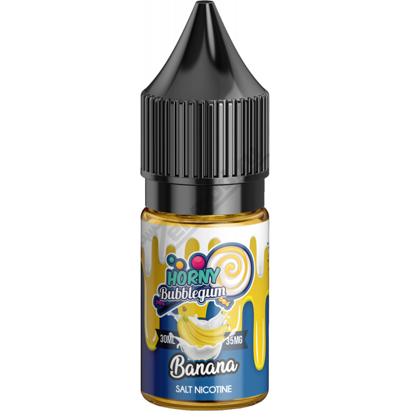 Фото и внешний вид — HORNY Bubblegum SALT - Banana 30мл