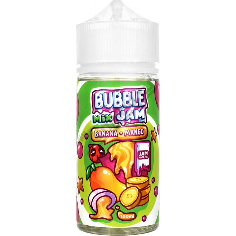 Фото и внешний вид — Bubble Jam Mix - Banana Mango 100мл