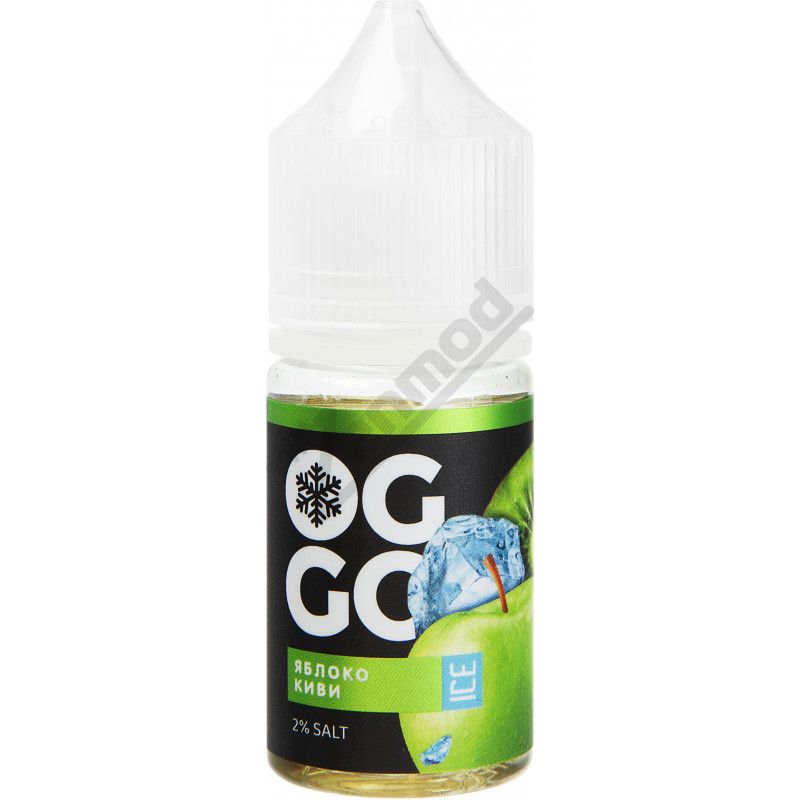 Фото и внешний вид — OGGO FRUITS DOUBLE ICE SALT - Яблоко Киви 30мл