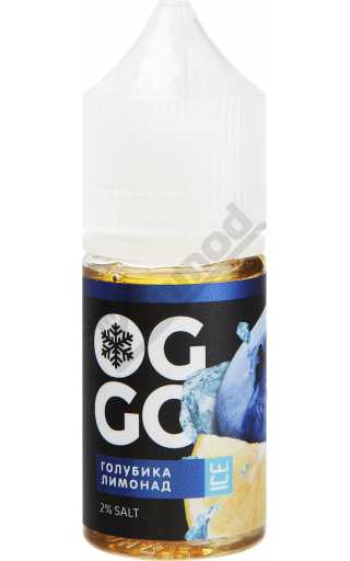 OGGO LEMONADE DOUBLE ICE SALT - Голубика Лимонад 30мл