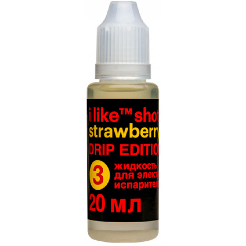 Фото и внешний вид — I Like Shot Strawberry Merry Drip Edition 20мл