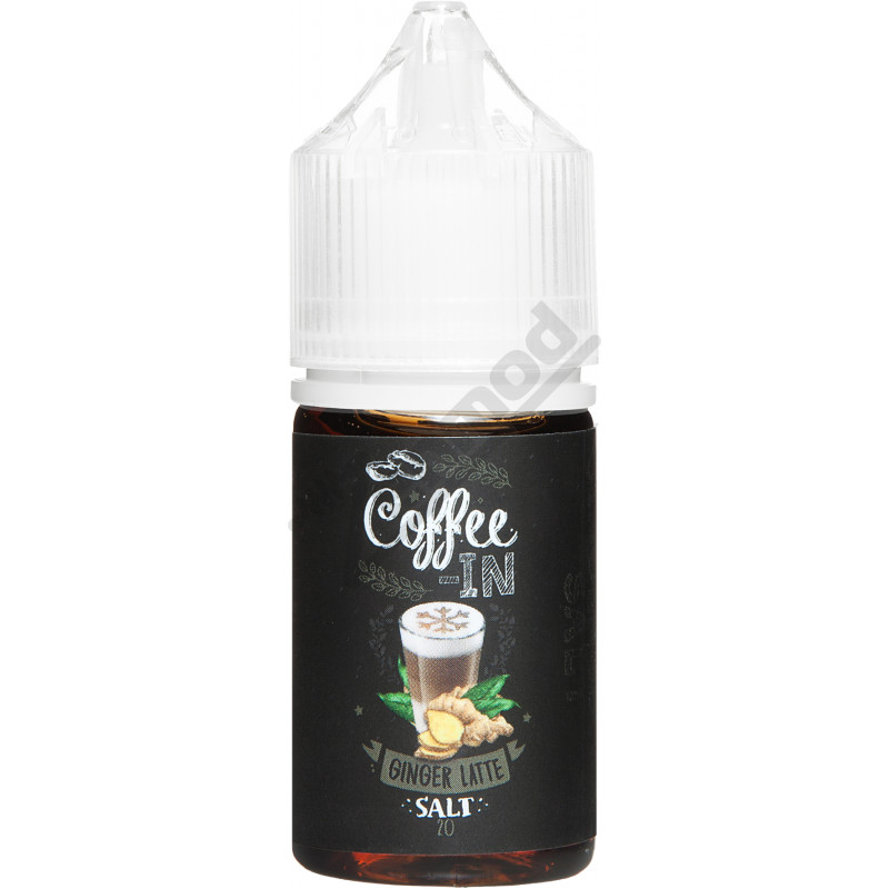 Фото и внешний вид — Coffee-in SALT - Ginger Latte 30мл