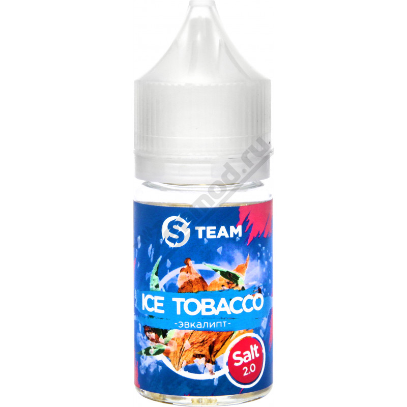 Фото и внешний вид — S Team Salt 2.0 - Ice Tobacco Эвкалипт 30мл