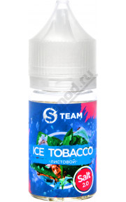 S Team Salt 2.0 - Ice Tobacco Листовой 30мл