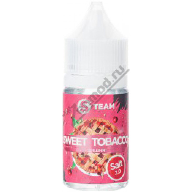 Фото и внешний вид — S Team Salt 2.0 - Sweet Tobacco Вишня 30мл