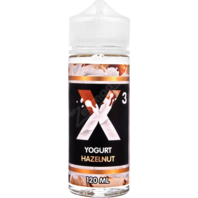 Фото и внешний вид — X-3 Yoghurt - Hazelnut 120мл
