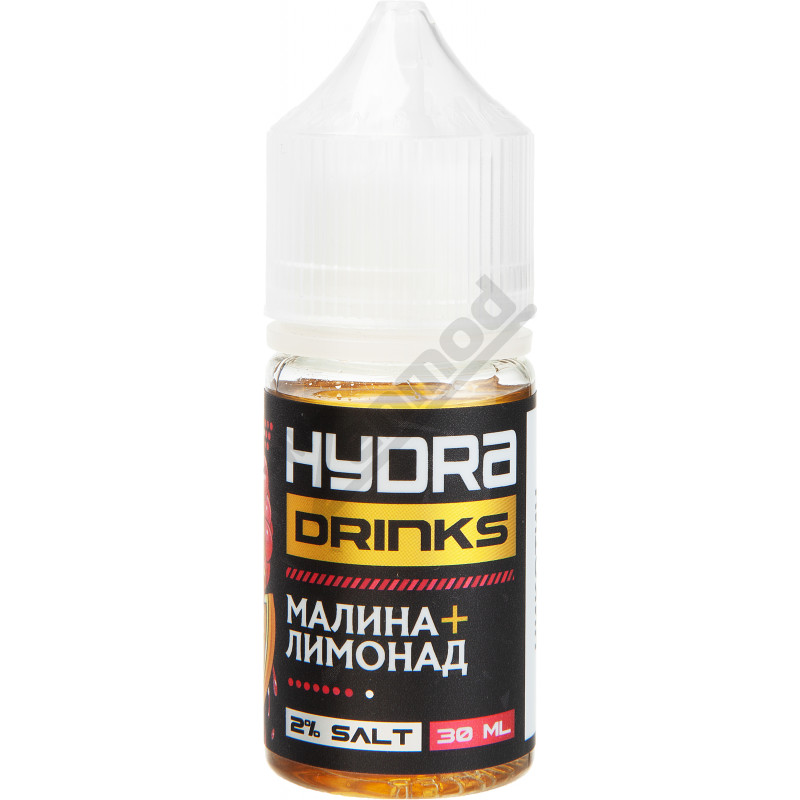 Фото и внешний вид — HYDRA DRINKS SALT - Малина Лимонад 30мл