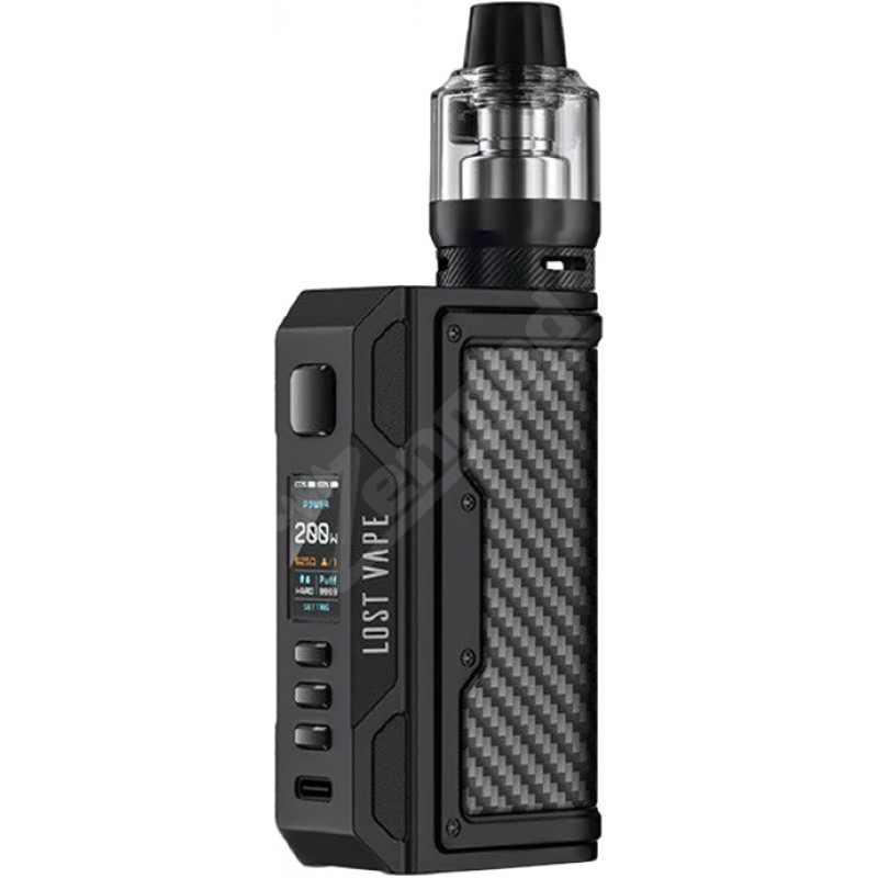 Фото и внешний вид — Lost Vape Thelema Quest 200W KIT Black Carbon Fiber