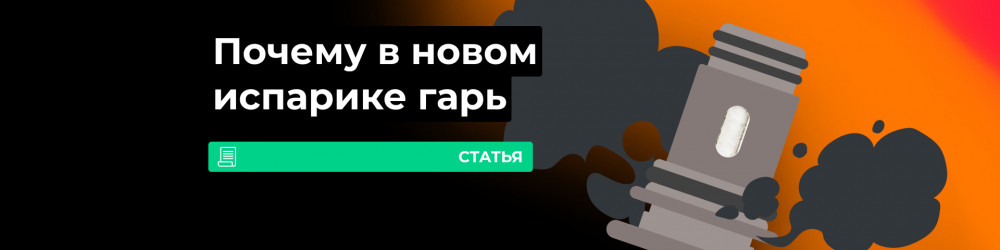 Гарик на новом испарителе