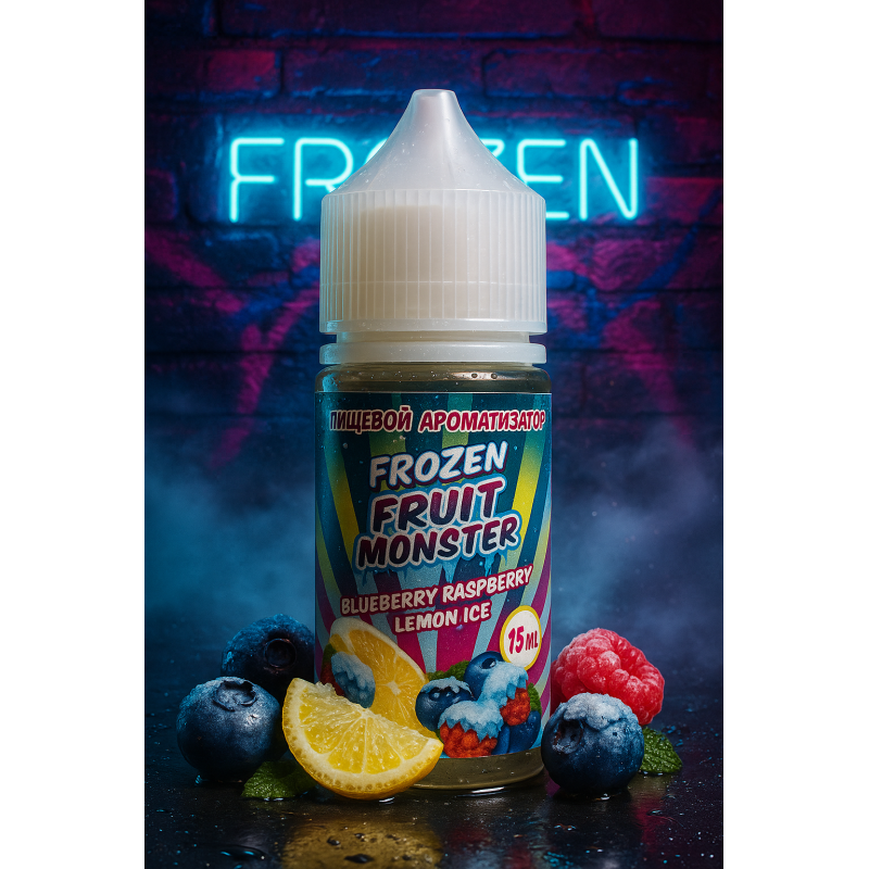 Фото и внешний вид — Frozen Fruit Monster - Blueberry Raspberry Lemon Ice 15мл