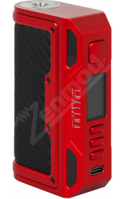 Lost Vape Thelema Quest 200W Mod Matte Red Carbon Fiber